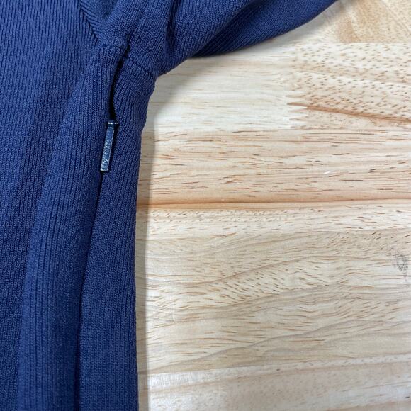 Ted Baker NWT 1/4 Zip Ionaaa Mock Slip Midi Dress Blue Navy Size 1 (US 0-2) - Picture 8 of 14